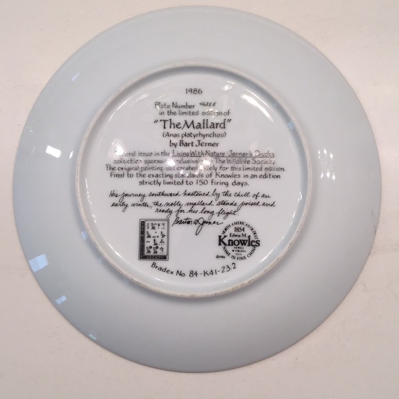 Collectible plate The Mallard - Picture 5 of 6